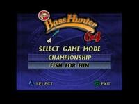 une photo d'Ã©cran de Bass Hunter 64 sur Nintendo 64